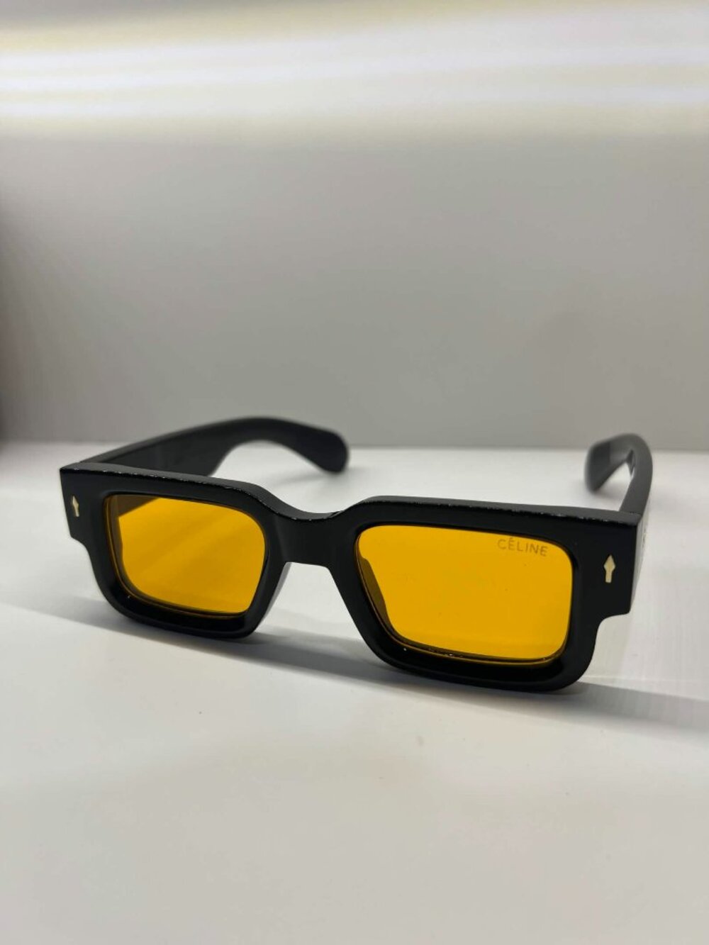 Celine Sunglasses Black & Yellow Tint